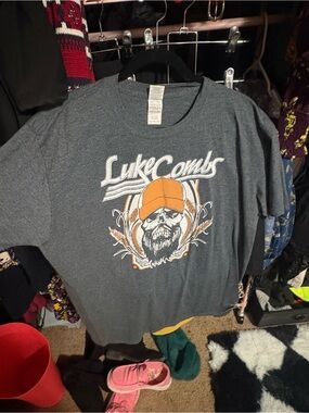 Luke Combs Tee skull. Official authentic merch. Early merch era